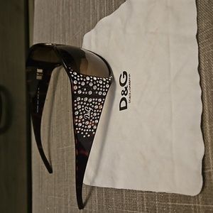 Vintage Dolce & Gabbana Rhinestone Sunglasses